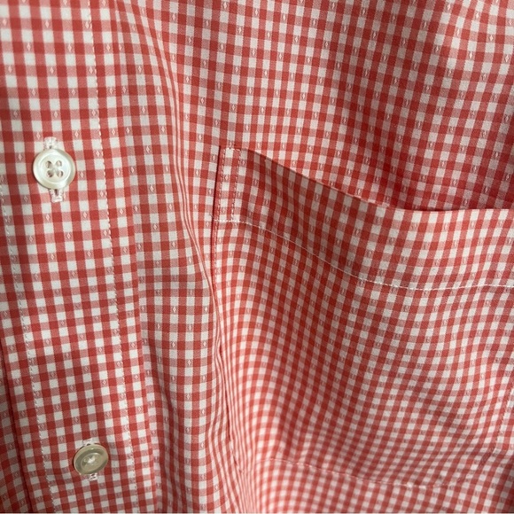 Men’s Brooks Brothers Madison 15.5-33 Red Gingham Long Sleeve 100% Supima Cotton - Picture 4 of 6
